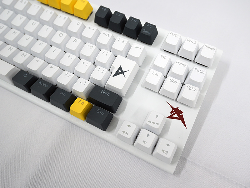 「REALFORCE × 機動戦士ガンダム 逆襲のシャア GX1 Plus Keyboard νガンダムモデル」