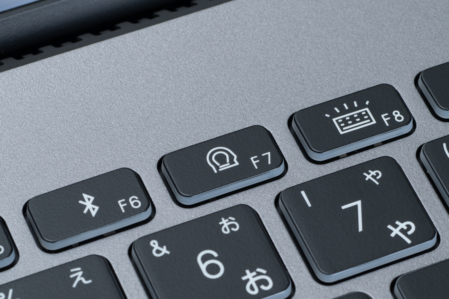 動作モードはF7キーで切り換えられる。どのモードが選択されているかは画面に表示される