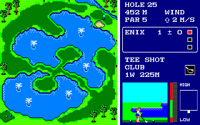 エキストラホールをいくつか掲載してみました。「そんな無茶な！」と思わず叫んでしまうほどの難解なコースだらけですが、エキストラホールをアンダーパーで回れるようになれば、あなたも立派な『ワールドゴルフ』プロに。