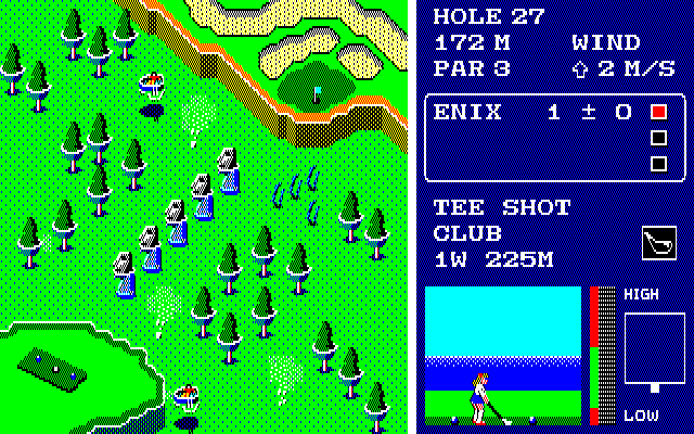 エキストラホールをいくつか掲載してみました。「そんな無茶な！」と思わず叫んでしまうほどの難解なコースだらけですが、エキストラホールをアンダーパーで回れるようになれば、あなたも立派な『ワールドゴルフ』プロに。