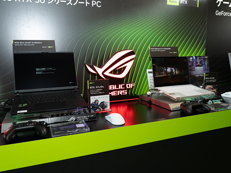 ASUS ROG Strix  SCAR 16 G635LXとROG Zephyrus G 14 GA403WR