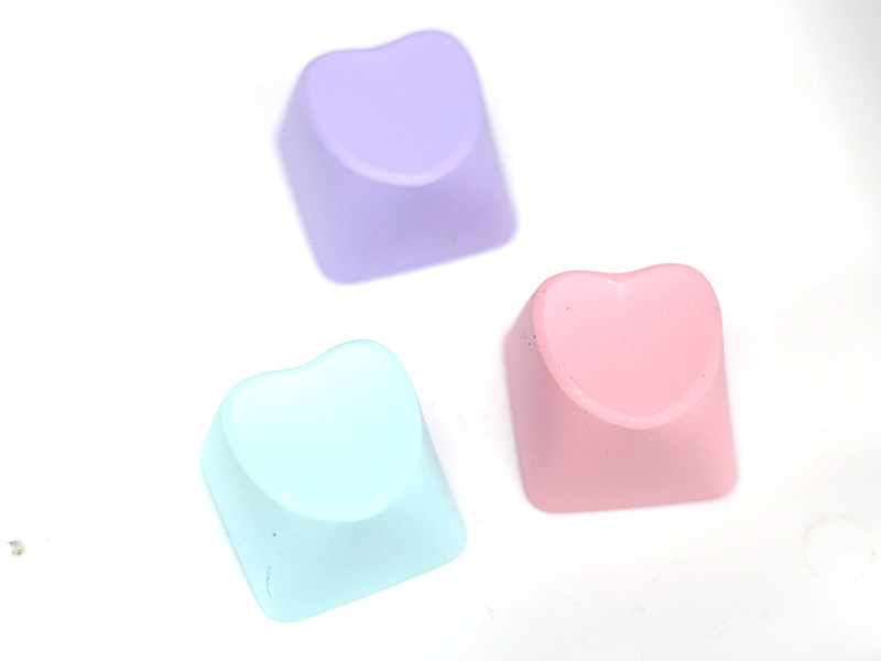 Heart Shape Blank Keycaps