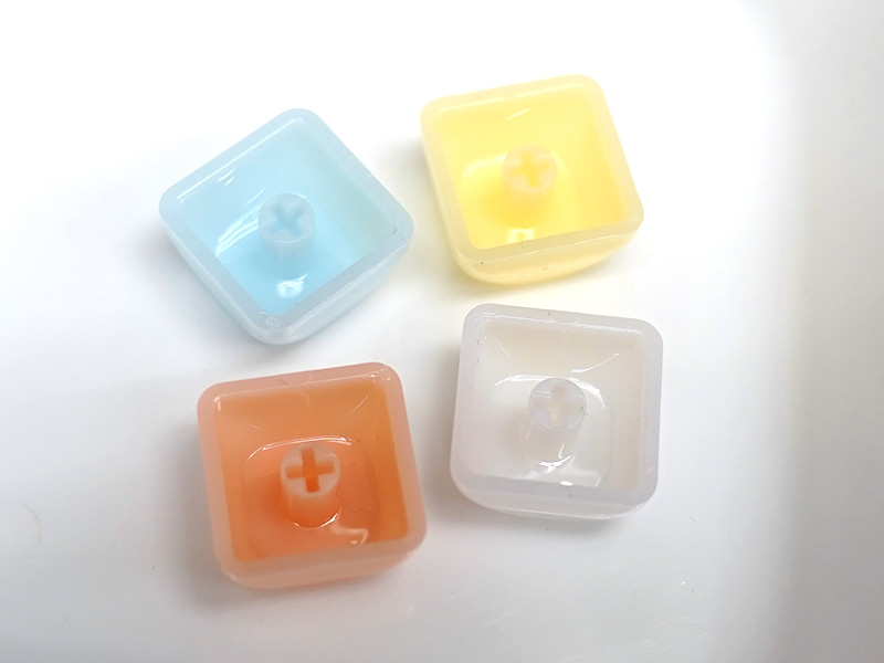 Candy Colored Blank Keycaps