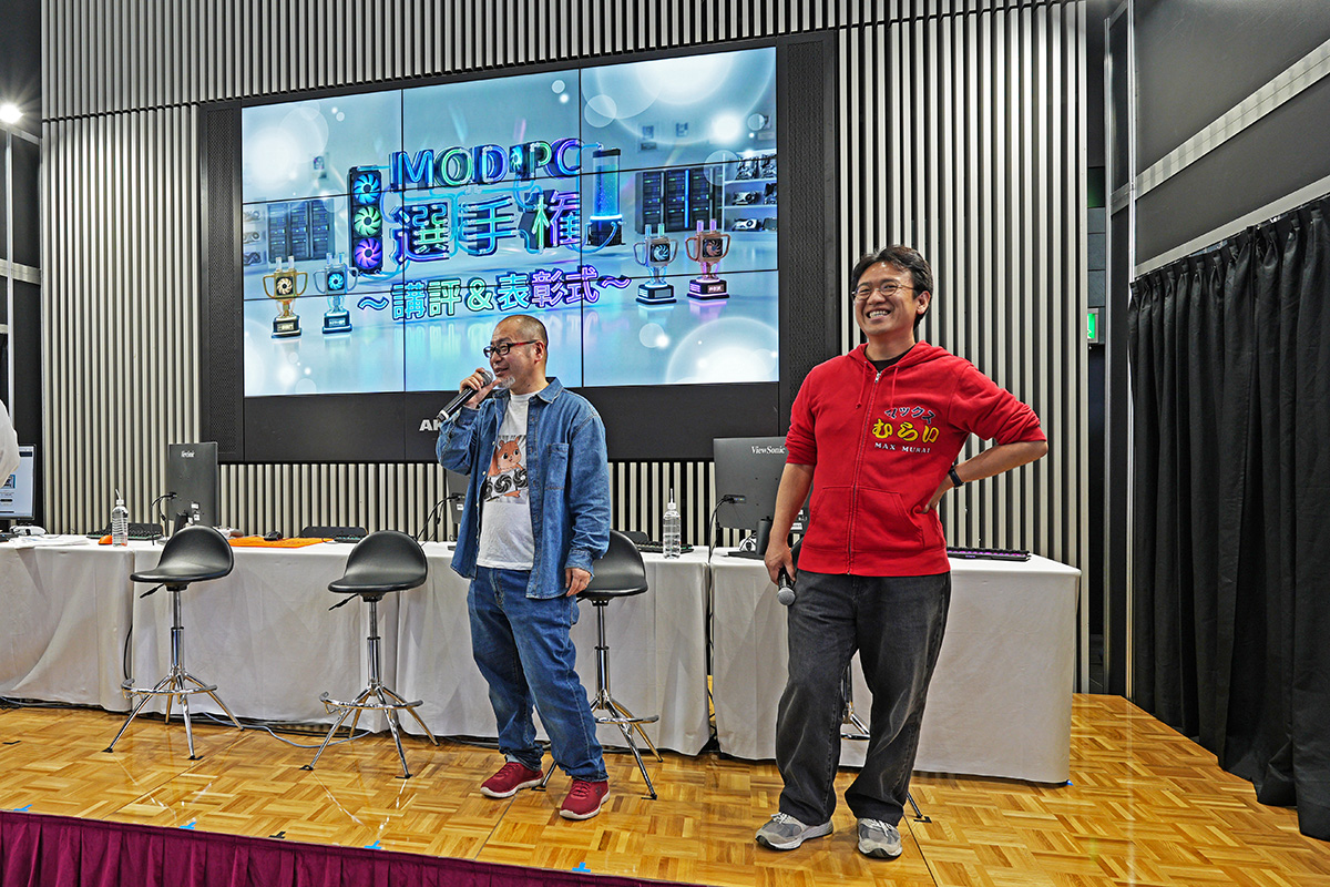 MOD PC選手権のゲストはオリオスペックの松澤店長とマックスむらい氏