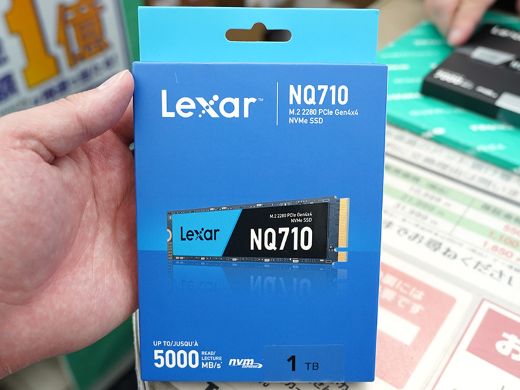 LexarのPCIe SSD「NQ710」が店頭入荷、容量1TBで24,800円 - AKIBA PC