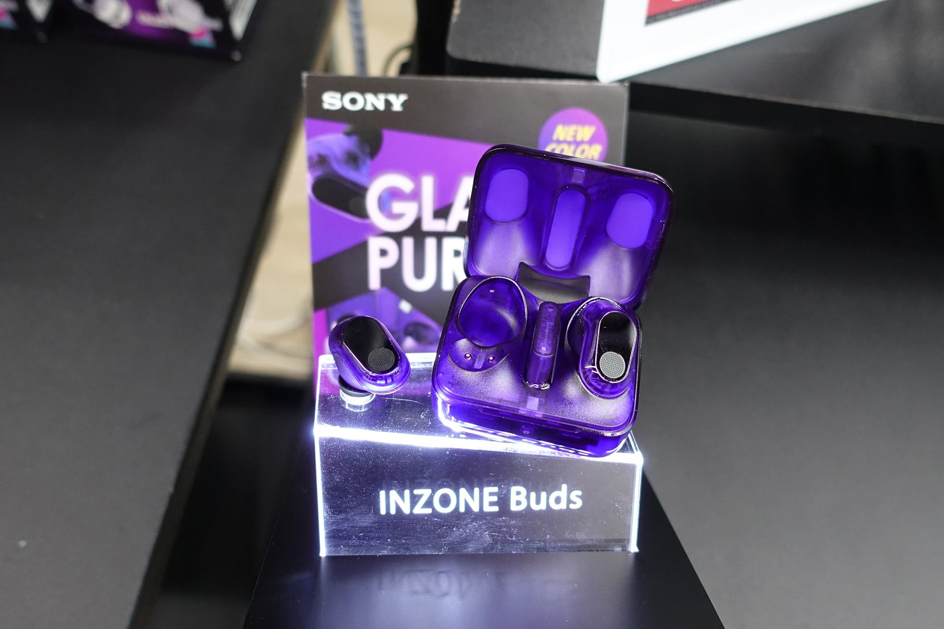 「INZONE Buds グラスパープル」