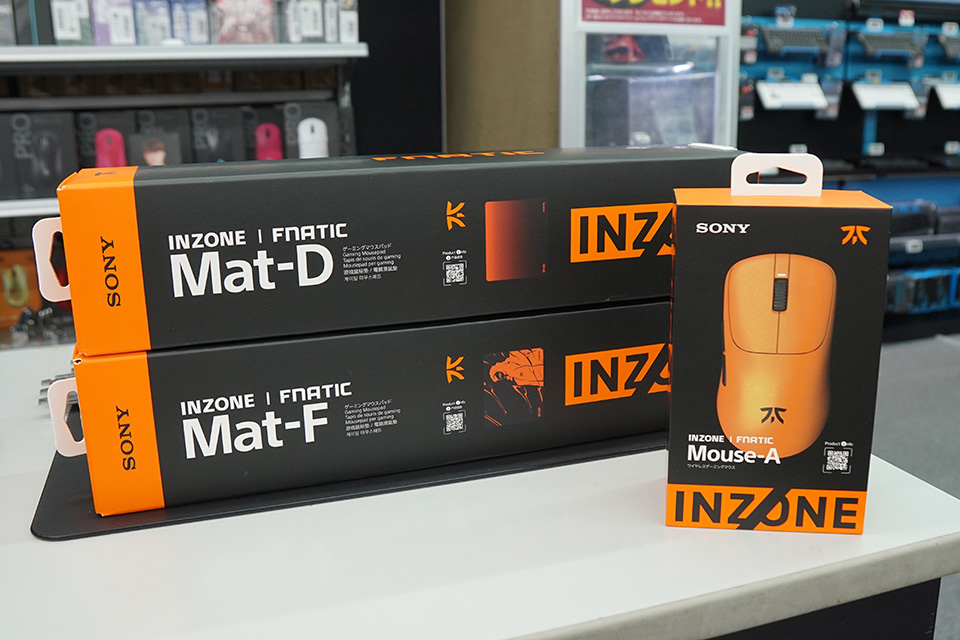 ソニー INZONE×プロチームFnaticのゲーミングマウス/マウスパッドに新