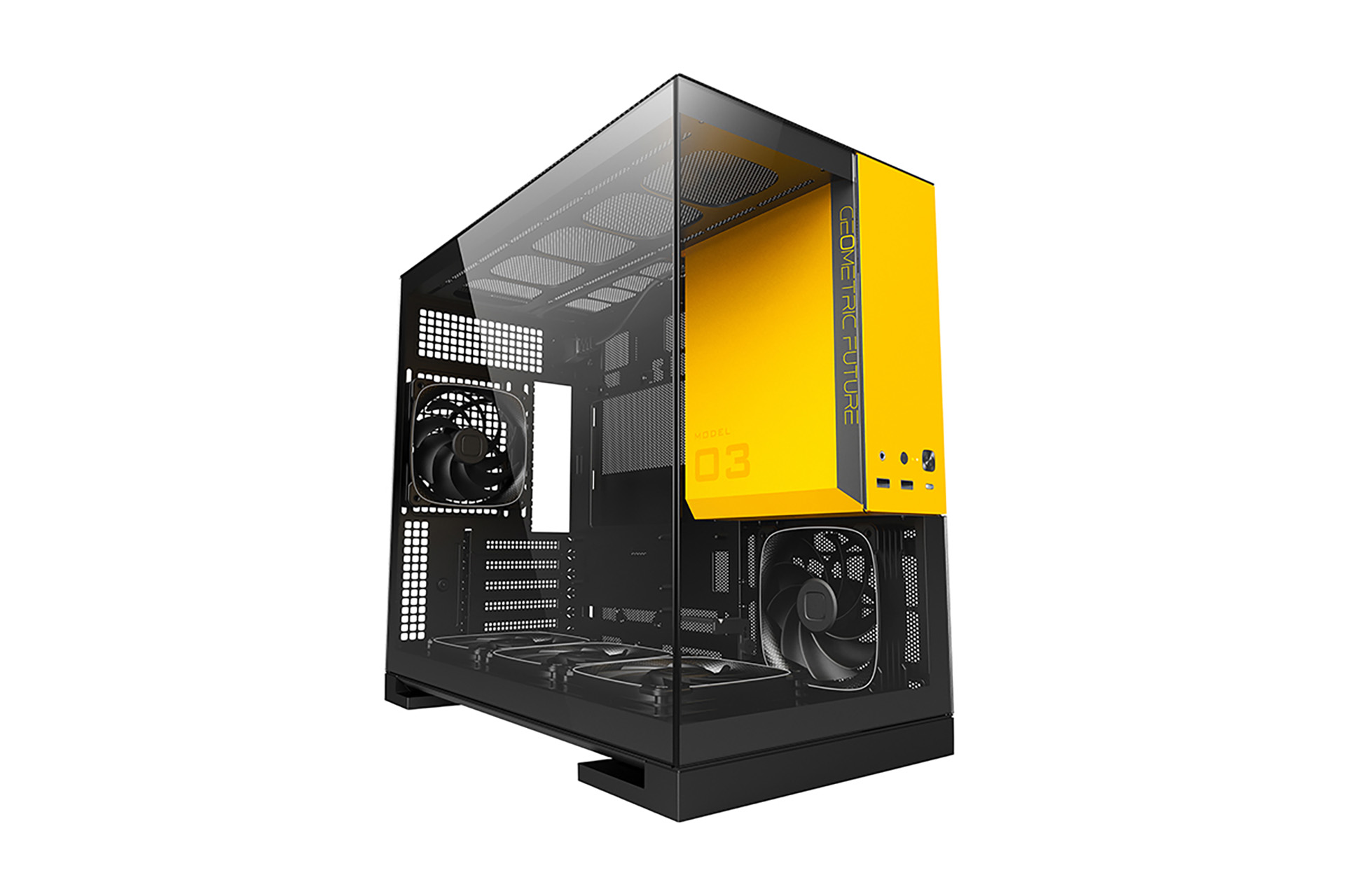 「MODEL 3 Yellow/Black with 5FAN」