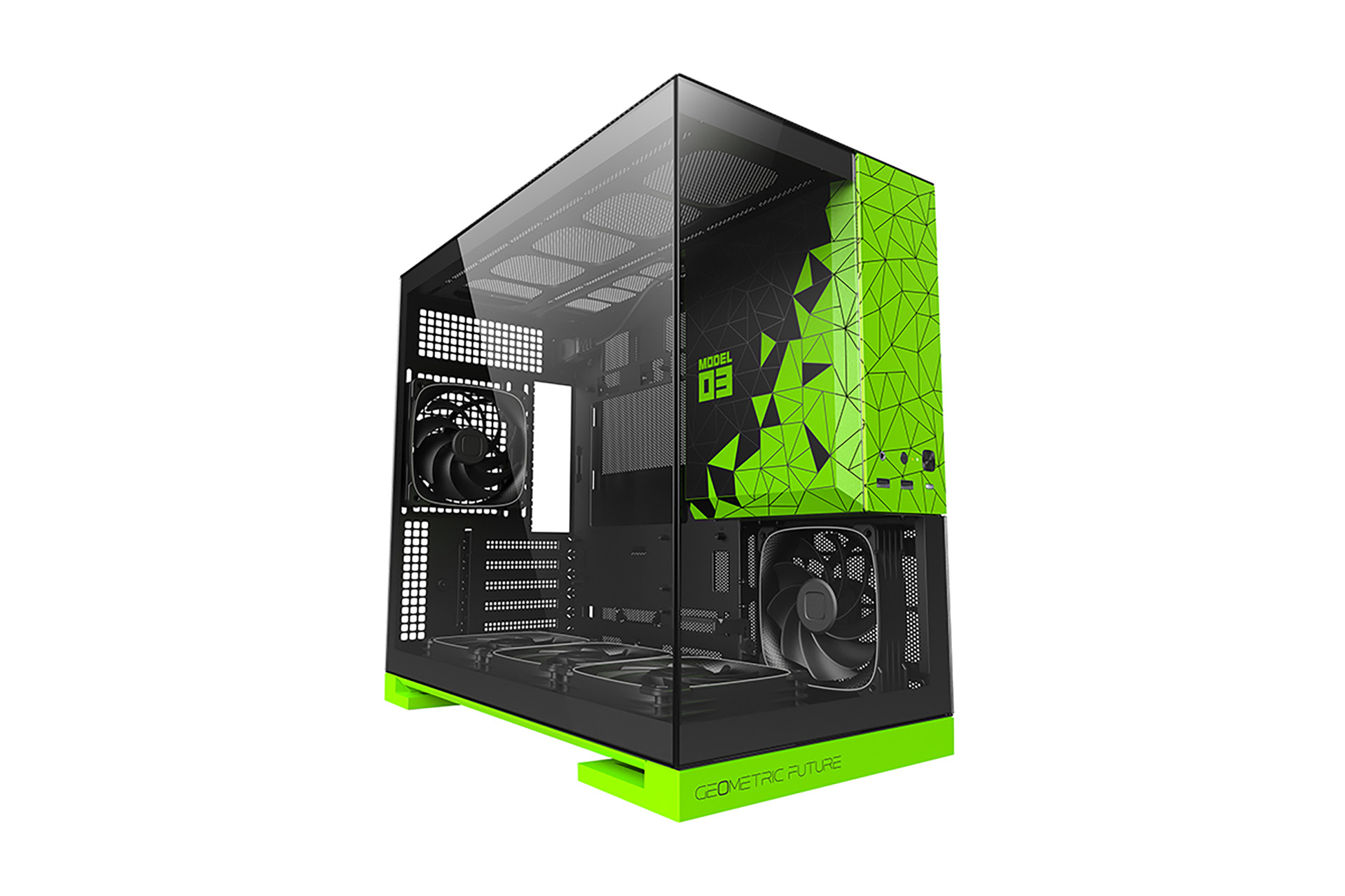 「MODEL 3 Green/Black with 5FAN」