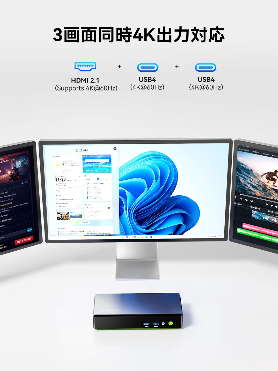 Core Ultra 7 256V搭載のスリムなミニPC「GMKtec K13」が登場 - AKIBA
