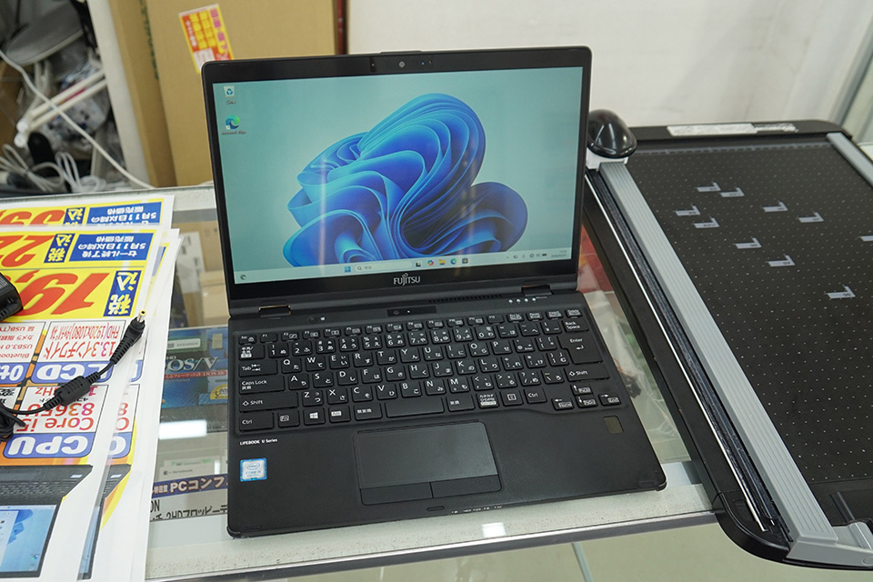 LIFEBOOK U939X◆Core i5-8365U/128G/8G/タッチ Core i5-8365U搭載の13.3型「LIFEBOOK U939X/B」が19,800円