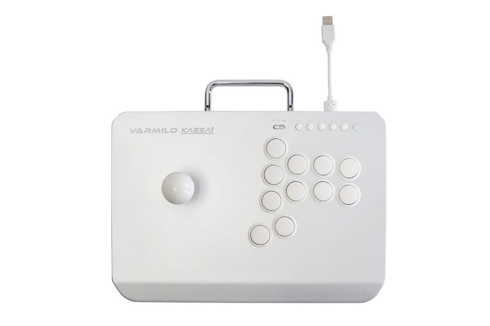 巻取りUSBケーブル内蔵のラピトリ対応アケコン「VARMILO KASSAI」にUSB