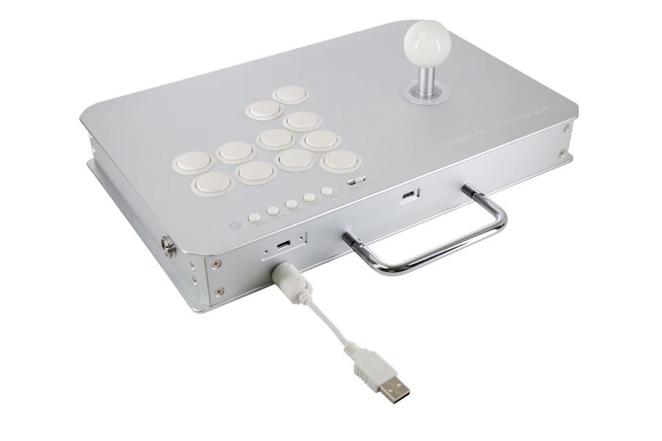 巻取りUSBケーブル内蔵のラピトリ対応アケコン「VARMILO KASSAI」にUSB