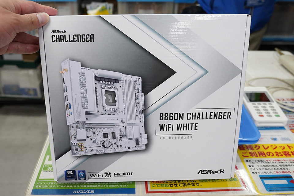 ASRockのCore Ultra対応microATXマザー「B860M Challenger WiFi」に