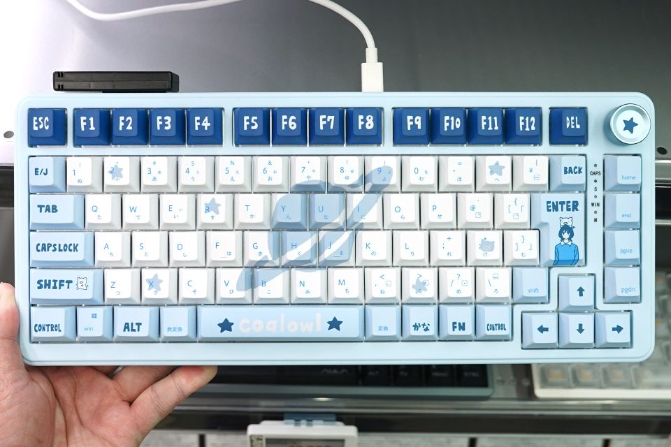 ラピトリ対応ゲーミングキーボード「AIM1 瞬」にイラストレーター
