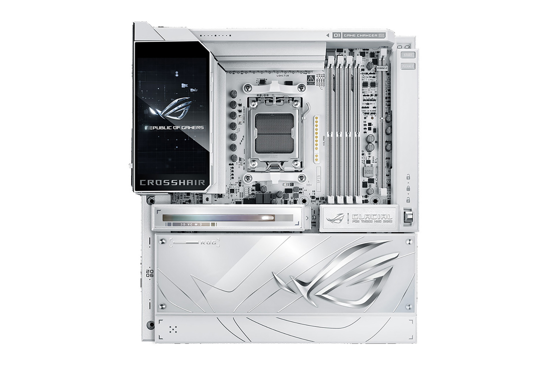 「ROG CROSSHAIR X870E GLACIAL」