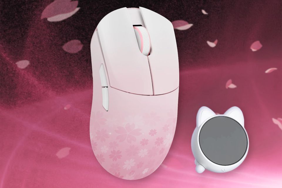 マグネシウム合金製軽量マウス「WLMOUSE 幻」にピンクの限定カラー