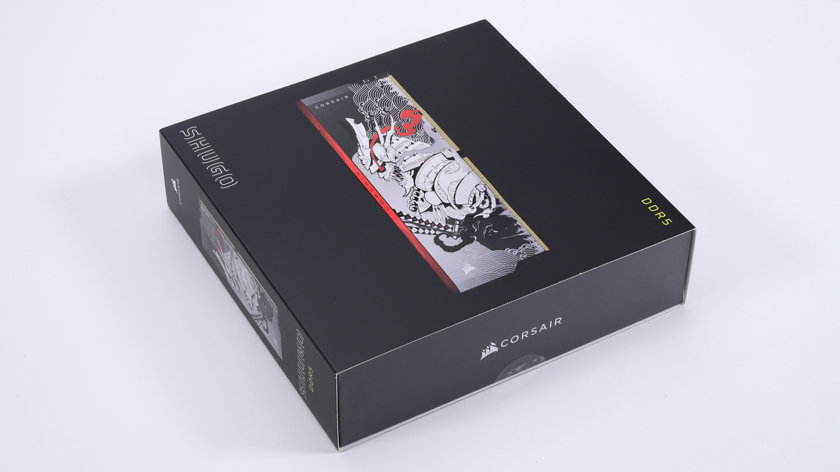 SHUGO DDR5 - ONYX BLADE(CMZ32GX5M2X6000Z28OB)の製品パッケージ