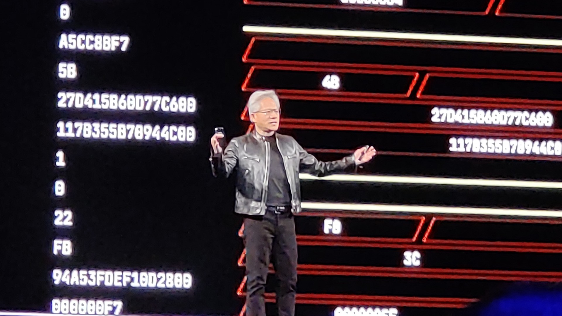 台北流行音楽センターで基調講演を行ったジェンスン・フアン氏