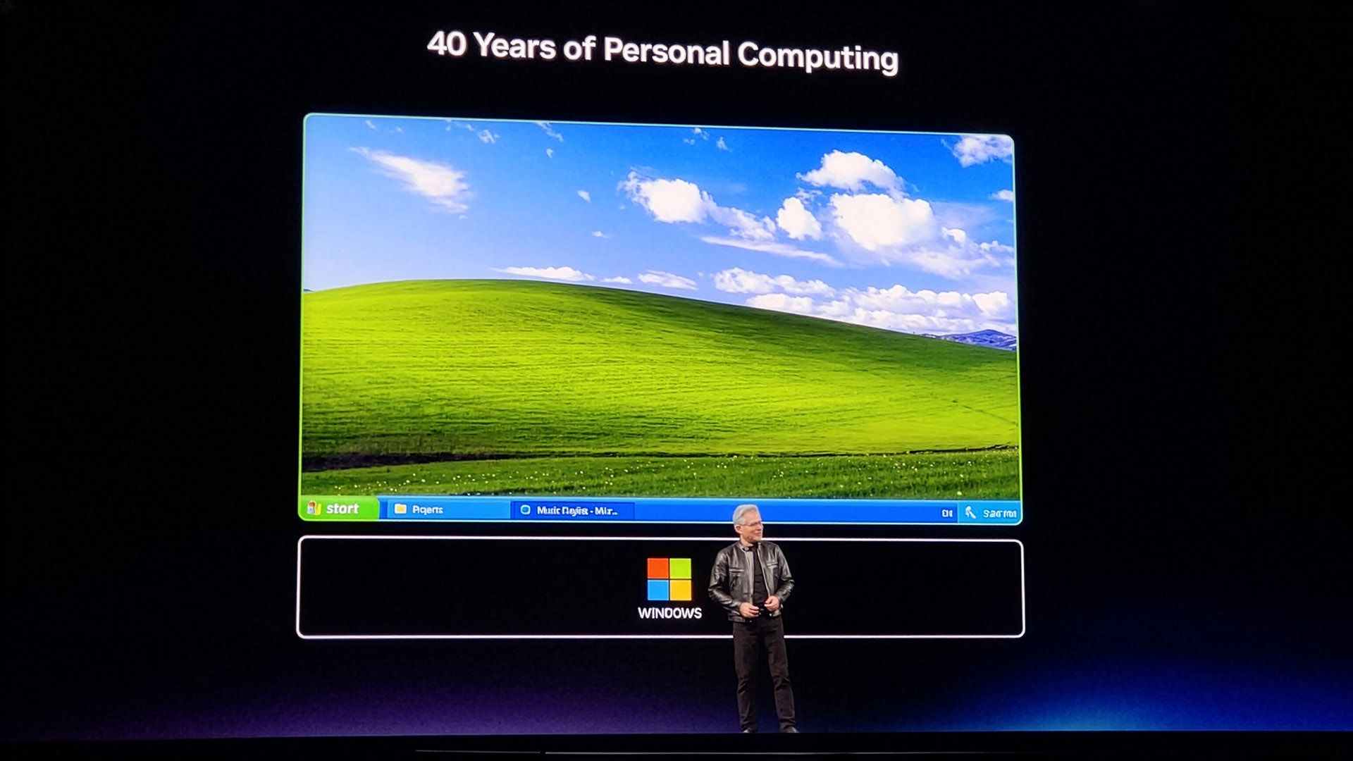 「40年ぶりにPCを刷新」と語るジェンスン・フアン氏