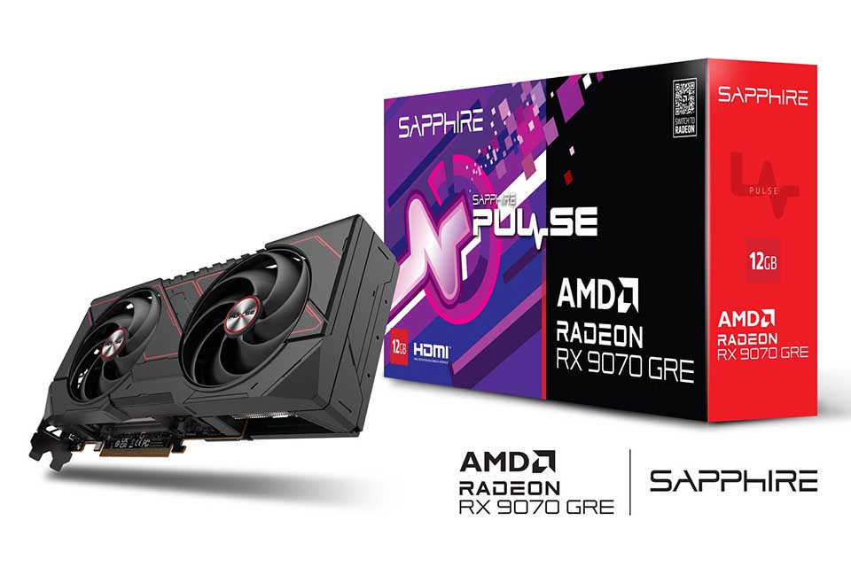 SAPPHIRE PULSE Radeon RX 9070 GRE GAMING OC 12GB