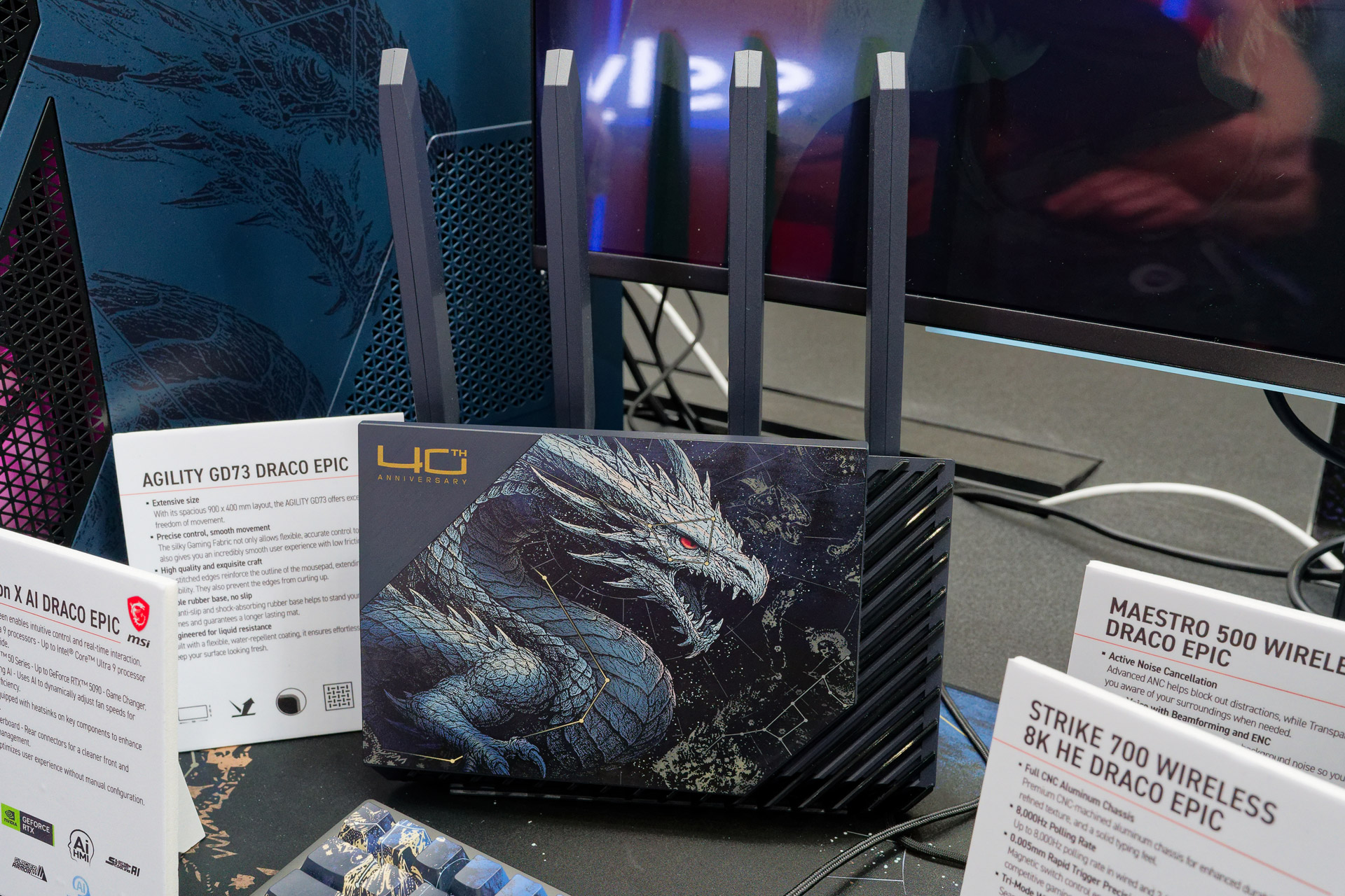 Wi-Fi 7ルーター「RadiX BE9400 DRACO EPIC」