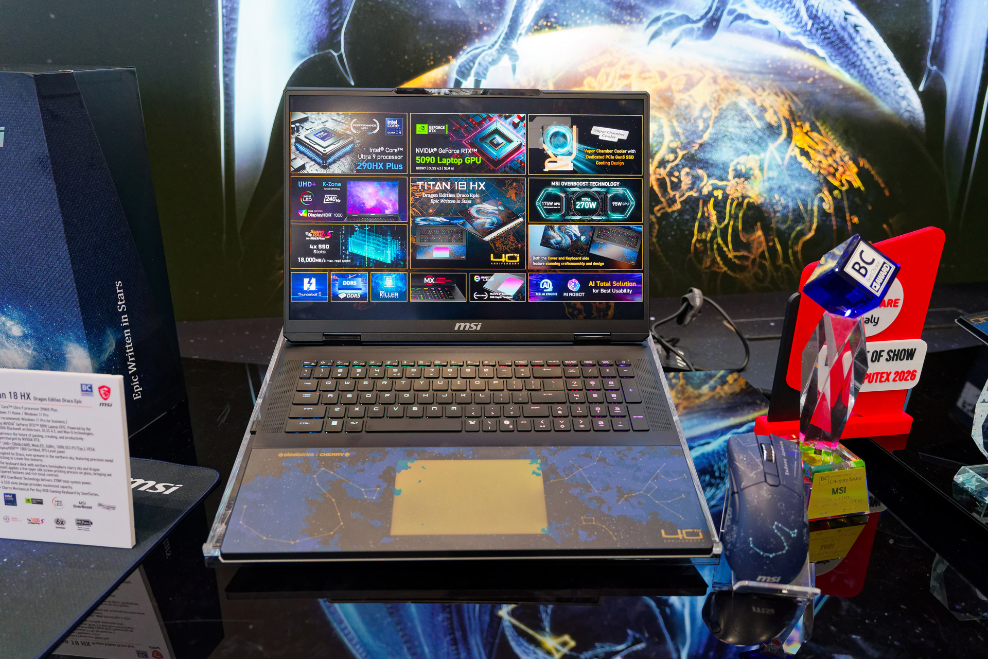 「Titan 18 HX Dragon Edition Draco Epic」