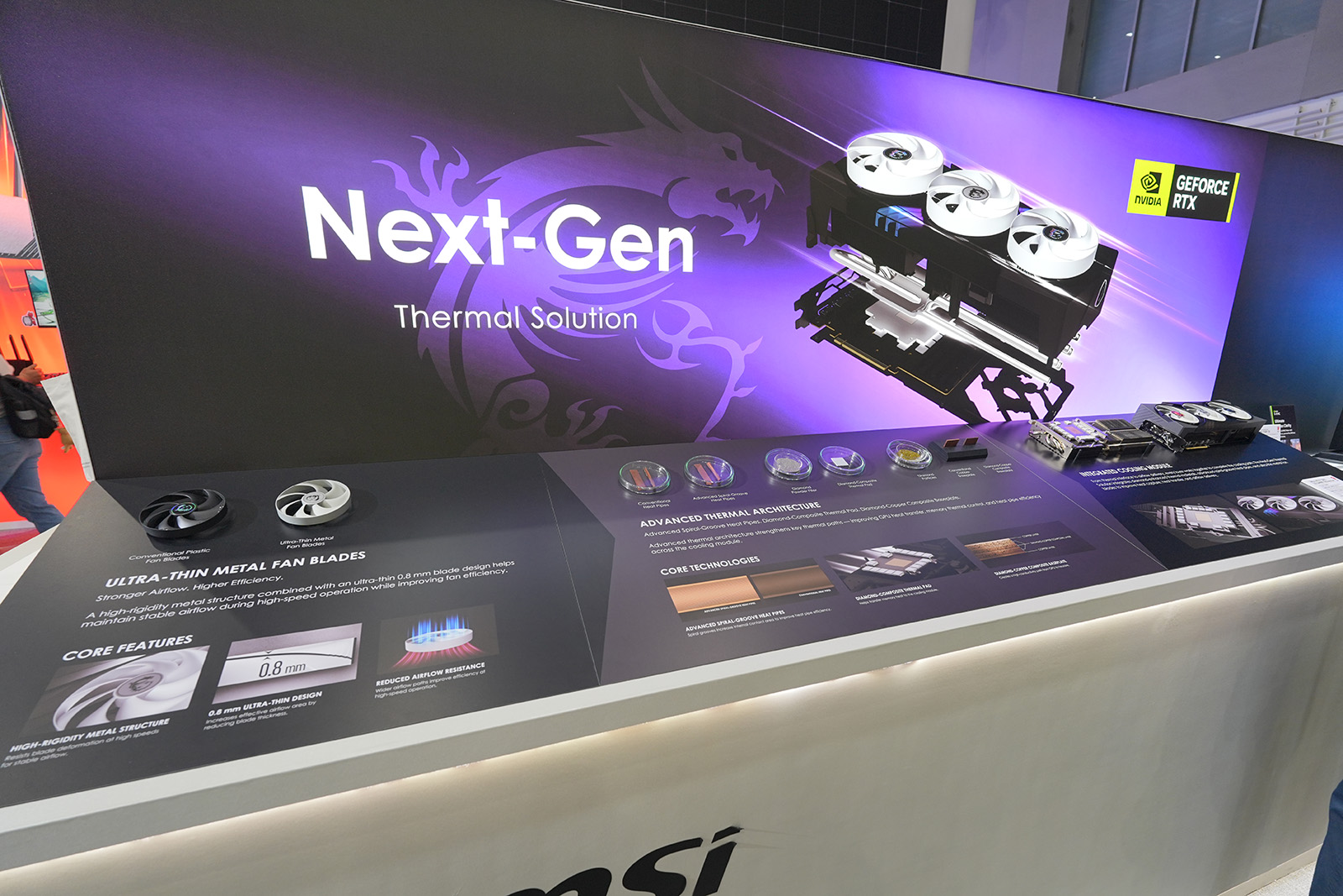 次世代へ向けたGPU冷却技術を展示