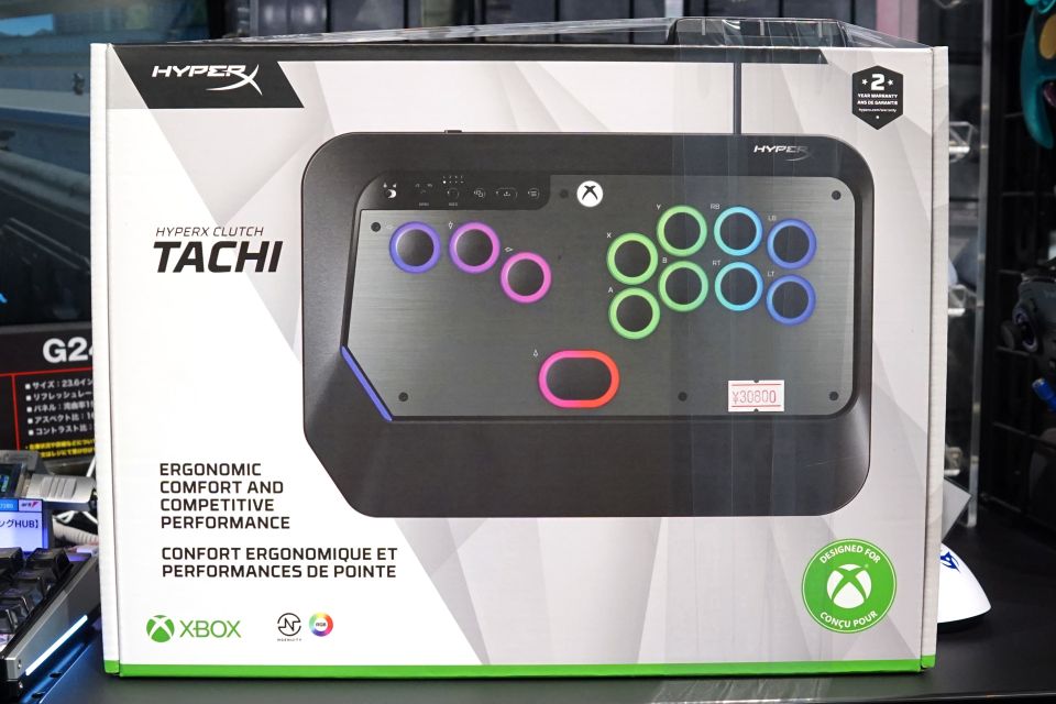 アケコン初のTMRセンサー&ラピトリ搭載レバーレス「Clutch Tachi」が