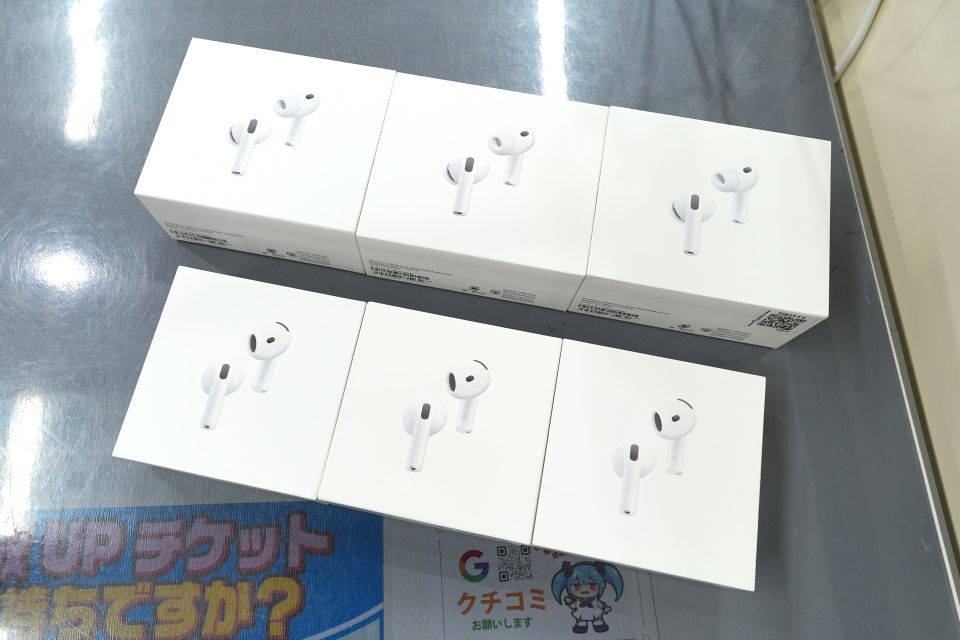 タイムセール！！新品未使用品　Apple AirpodsPro3 Appleのワイヤレスイヤホン「AirPods Pro 3」が31,800円！「AirPods 4
