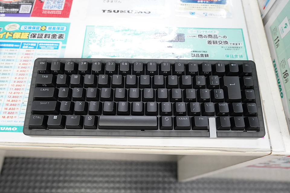 65%レイアウトの日本語ゲーミングキーボード「HyperX Origins 2 Pro 65
