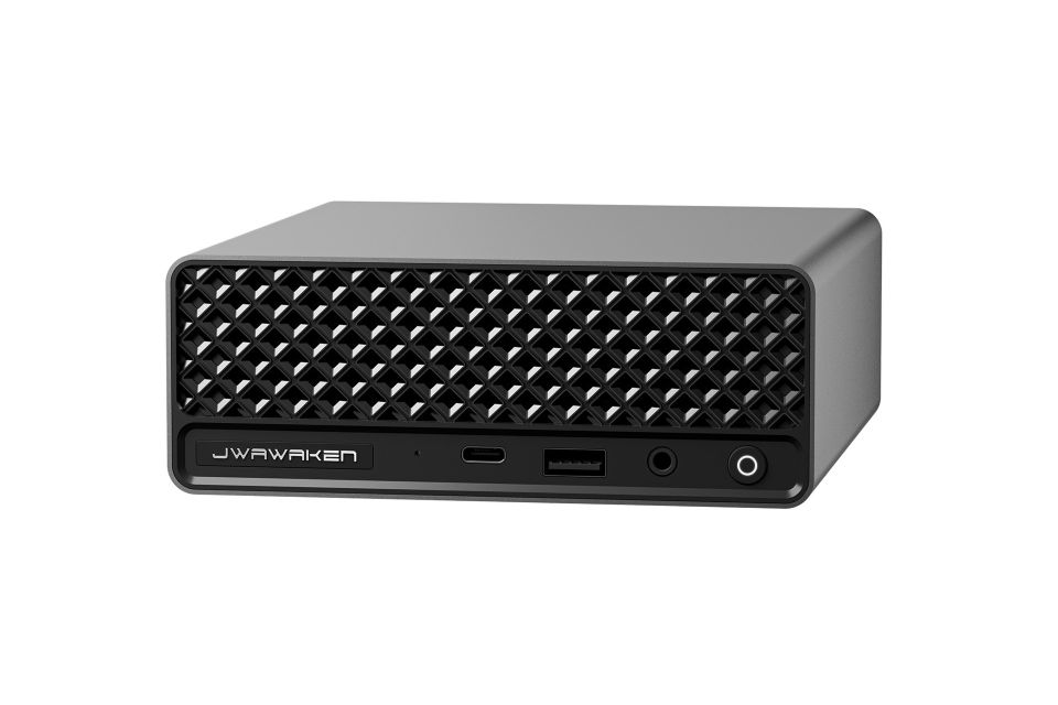 きれいな小型軽量✨第10世代✨SSD搭載で快適✨フルHD カメラ付き Win11 8コアRyzenやメモリ32GB、10GbE LAN搭載のミニPC「JWAWAKEN LS5 H 255