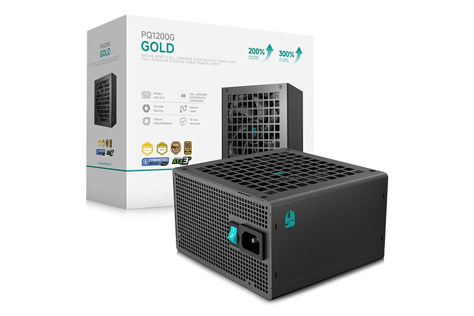 80 PLUS Gold認証のATX電源「PQ G」がGamerStormから、容量違いで4