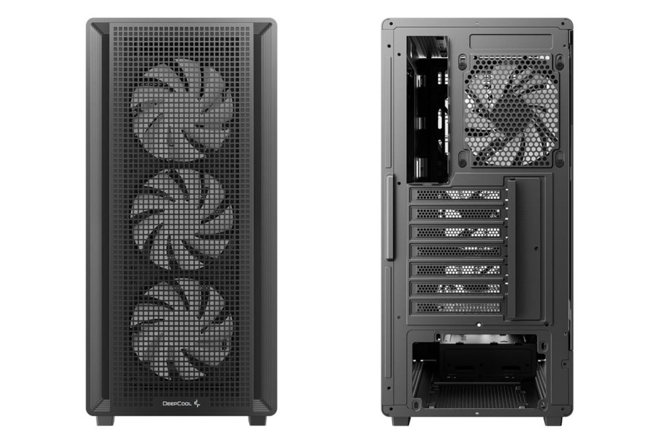 DeepCoolの高エアフローPCケース「CC550 4F」が発売、ARGBファンを4基