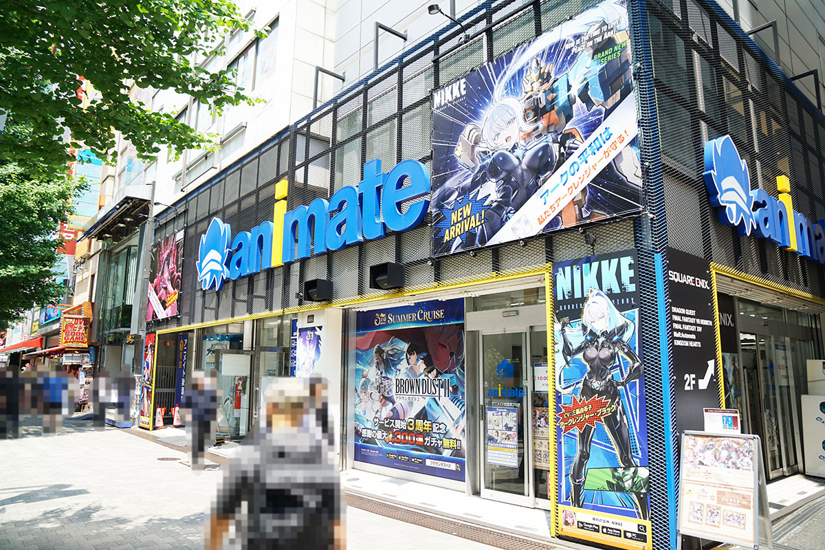 アニメイト秋葉原(6月12日撮影)