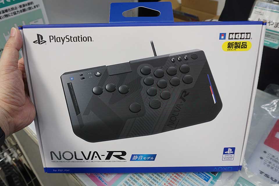 静音ボタンになったホリのレバーレスアケコン「NOLVA Reactor」が発売