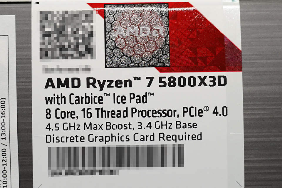 5800X3D他【週末限定値下げ】 Socket AM4 10周年モデルの「Ryzen 7 5800X3D 10th Anniversary