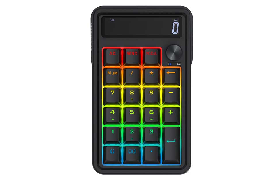 電卓機能も搭載したUSBテンキーパッド「REDRAGON COVE K733」 - AKIBA
