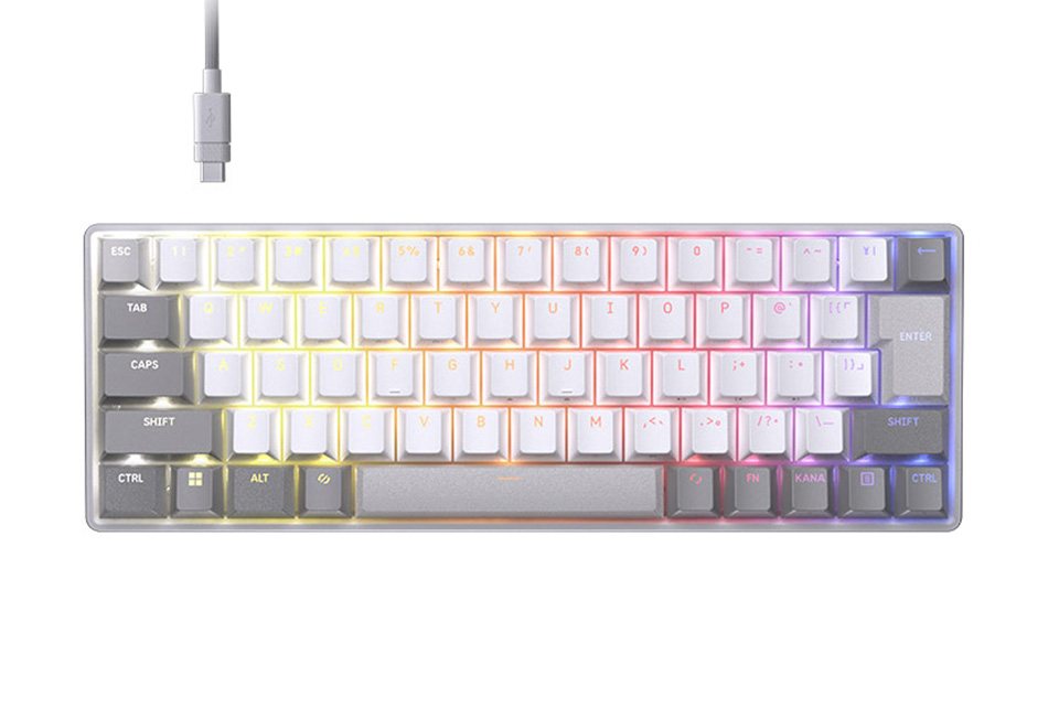 CORSAIRの60%日本語ゲーミングキーボード「CLIPPER PRO MINI 60」が