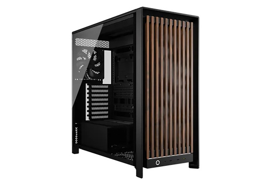 木製フロントパネル採用のミドルタワーケース「FRAME 5000D WOOD RS