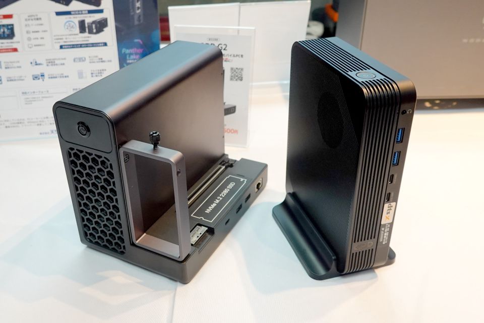 Core Ultra Series 3搭載の高性能ミニPC「GPD BOX」が8月発売、OCuLink