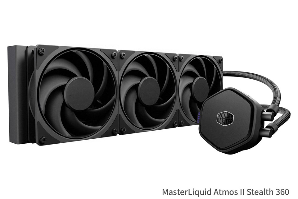 Cooler Masterの水冷クーラー「MasterLiquid Atmos II Stealth」が発売