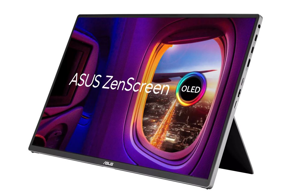 16インチOLEDパネル採用の広色域モバイルモニター「ZenScreen OLED