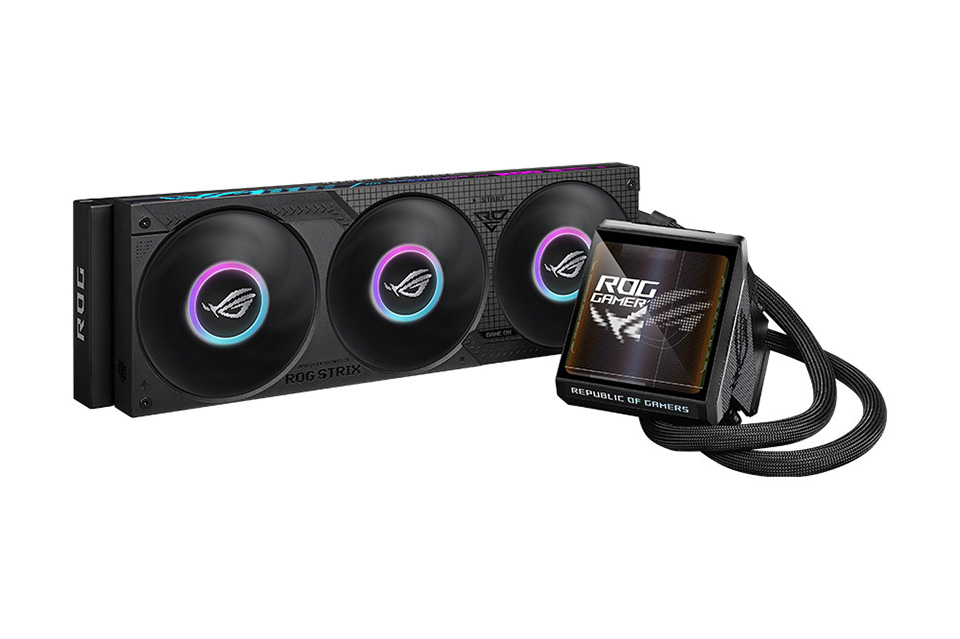 5.08インチ液晶搭載の水冷クーラー「ROG STRIX LC IV 360 ARGB LCD」が