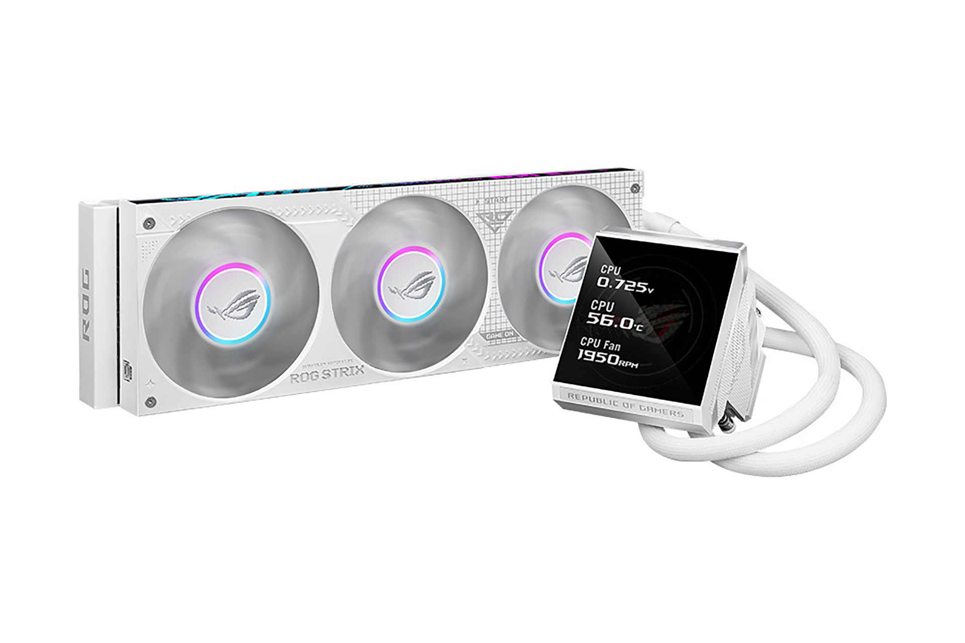 「ROG STRIX LC IV 360 ARGB LCD White Edition」