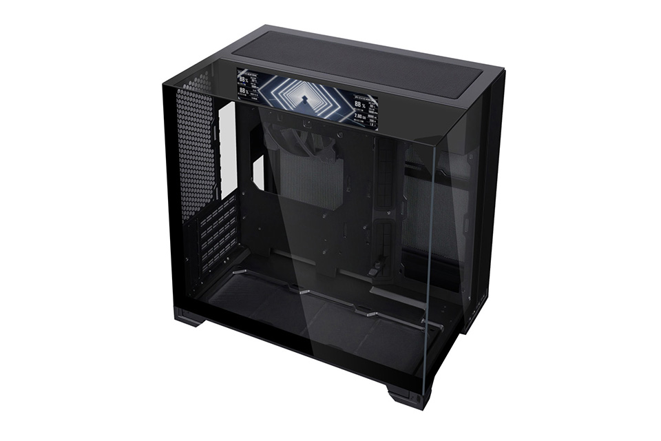Lian Liの3面ガラスmicroATXケース「O11 Vision-M」に9.2型液晶搭載