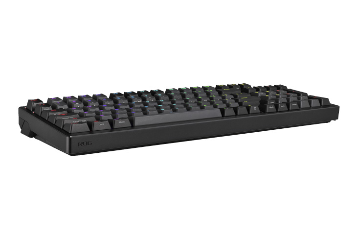 ASUSのOLEDディスプレイ搭載キーボード「ROG Azoth 96 HE Lite」に