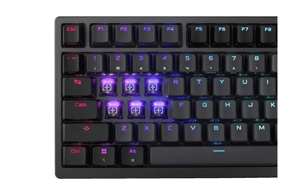 ASUSのOLEDディスプレイ搭載キーボード「ROG Azoth 96 HE Lite」に