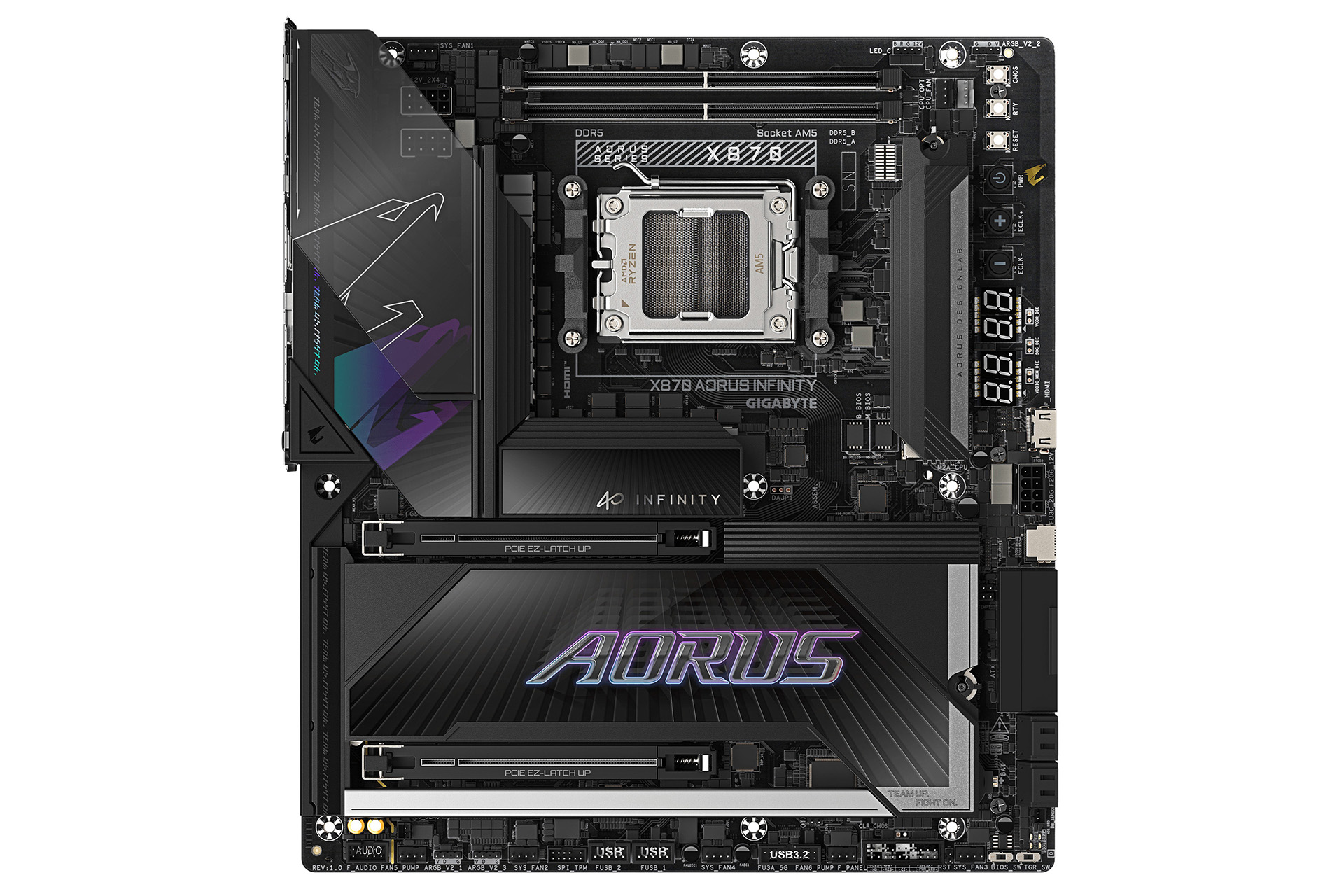 「X870 AORUS INFINITY」