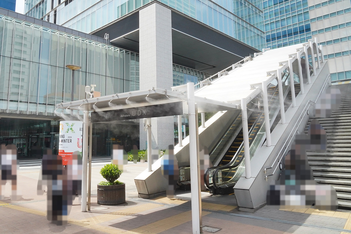 JR秋葉原駅 電気街口西側広場(7月11日撮影)